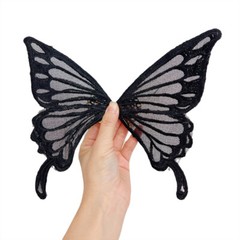Cosplay Gothic Fairy Elves Angel Wings Hairpin Butterfly Lace Hair Clip Anime