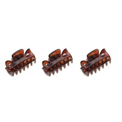 French Classic Very Small 1 1/2″ Claw Clips with Tight Spring Set of 3 Girls …