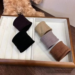 4PCS Thick Elastic Hair Ties Scrunchies Strong Ponytail Holder Hair Bands Set