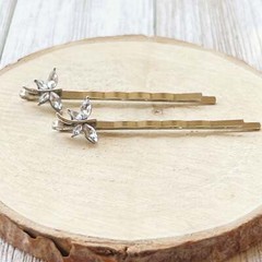 Clear Dragonfly Hair Pin, Hair Pins For Woman, Womens Hair Clip, Womens Bobby Pi