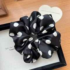 Korea Fashion Leopard Print Oversized Scrunchie for Women Elastic Big Hair Tie G