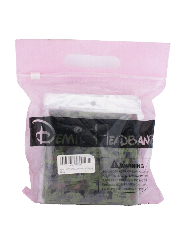 Multi- Functional Headbands, Multicolors, 6 ct – Brand NEW, FREE SHIPPING
