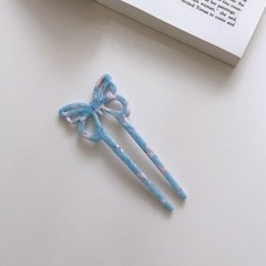 Korean U-shaped Butterfly Hair Stick Simple Temperament Acetate Hairstyle Tools,