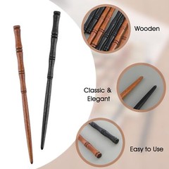 8Pcs Vintage Wood Hair Sticks Japanese Chinese Hair Chopsticks Long Hair Pins