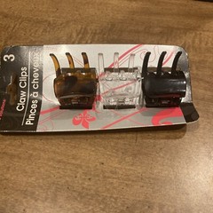 3 Basic Solutions Multi Collection Slide Proof Claw Clip Hair Jaw Plastic