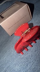 Emi Jay Sweetheart Clip in red Cherry BERRY BEACH CLUB