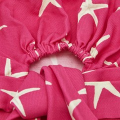 Valentino Pink Starfish Print Cotton Blend Escape Headband
