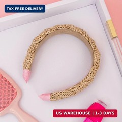 Lilly Pulitzer Women’s Fashion Headband, Woven Raffia Hair Accessories for Teens