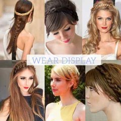 Natural Hair Band Plaited Headband Braided & Elastic Band Hair Extensions