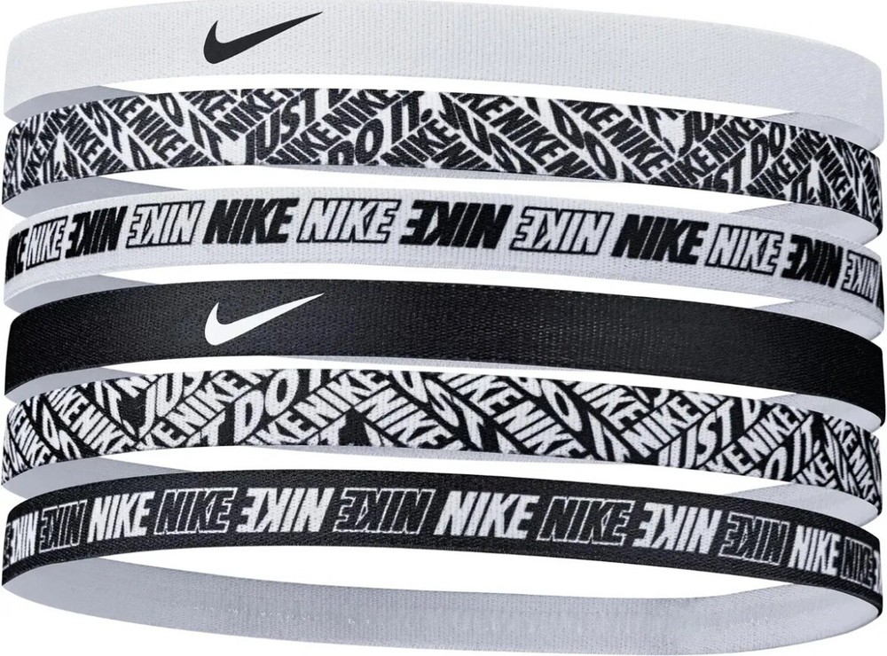 Nike Unisex Swoosh Silicone .5″ 1/2 inch Headbands 6 pack New Free Shipping