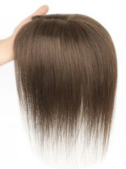 3.5″x5.5″Center Part Cap 100% Human Hair Topper for Women Cover Head Clip in 10″