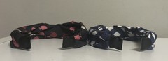 Kate Spade Lot of 2 Toss Twisted headbands Apple&Checked Print