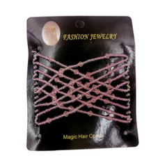 Women Double Hair Comb Clips Magic Beads Elasticity Clip Stretchy Wholesale HOT