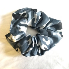 Lot Of 3 Camouflage Print Hair Tie Scrunchies Scrunchie Ponytail Hair Accessory
