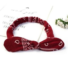 New Boho Women Soft Solid Print Headbands Vintage Cross Knot Elastic