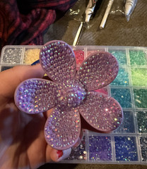 custom bedazzled claw clip