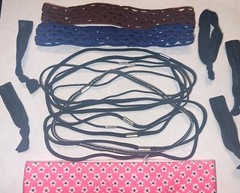 Lot Of Headbands & Hair Ties, 16 Pieces, Various Colors