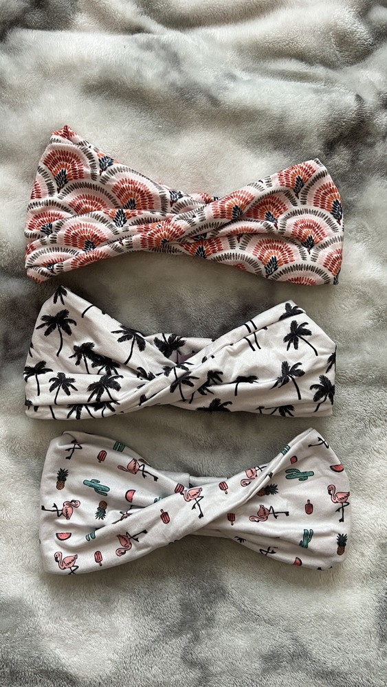 Hello Headband Heathcare Nurse Headbands (3) Spring/Summer Palm Trees