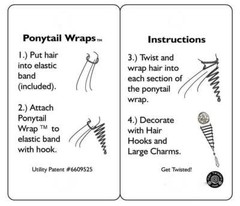 Ponytail Wrap – Gold – 6 Inch Elegant Hair Accessory for Women & Men
