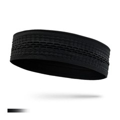 Sports Headband Men Women Moisture Wicking Sweatband Elastic Wide Hair Band Run