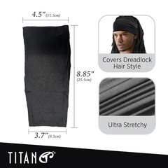 Spandex Dreadlocks Braids Band for Men, Stretch Headband for Locs and Braids, Sm