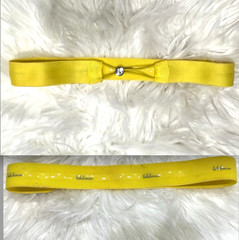 Lululemon Yellow Headband Womens O/S Athletic Yoga Fitness Stretch Hair Band