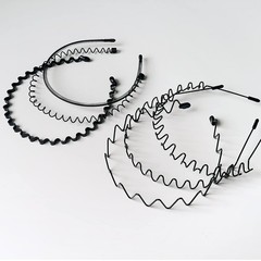 Diademas metÃƒÂ¡licas para hombre accesorios unisex moda para el cabello ondu…