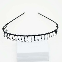 US 10-20 Pack Unisex Hairband Comb Headband Metal Wire with Teeth