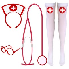 Halloween Nurse Headband Costume Accessories Women for Halloween Nurse Party …
