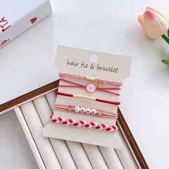 Boho Charm Hand Made Hair Tie Bracelets Jewellery for Women – Elastic Hair Bands