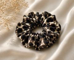 Cachia Hair Scrunchies Set Black Leopard Print Hair Tie Women Girls Gift AU