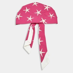 Valentino Pink Starfish Print Cotton Blend Escape Headband