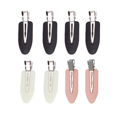 8 pieces No Bend Hair Clips for unisex, No Crease Hair Clips for Hair Styling an