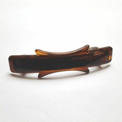 Vintage Women’s French Barrette Tortoiseshell Brown Hair Clip New Made in France
