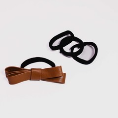 Elegance Wrap Brown Hair Tie
