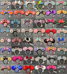 Disney Parks Mickey Mouse Minnie Mouse Ears Bow Headband Collection Varieties