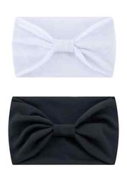 Wide Headband Women Hair Bow knot Turbans Head Band Make-up Sports Running
