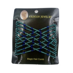 Women Double Hair Comb Clips Magic Beads Elasticity Clip Stretchy Wholesale HOT