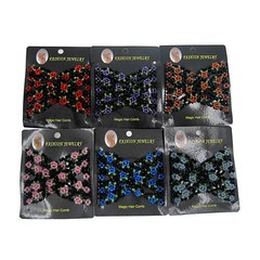 Women’s Fashion Magic Hair Comb Slide Easy Double Beads Hair Comb Clip Stretchy
