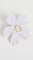 Women’s Lily Claw Clip, Mother of Pearl, White, One Size