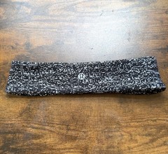 Lululemon Training Headband Womens OS Black White Athletic Sweatband Running Gym