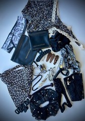 Floral Hair Accessories Set – Headbands, Clips, Scrunchies