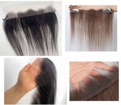13inx2in Lace Frontal Hairline Topper 100% Human hair fix with strap, 14in