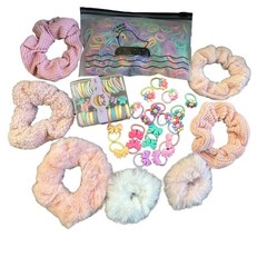 1100 sets Hair Accessories Lot – Scrunchies, Elastics, Flower & Bow Ties