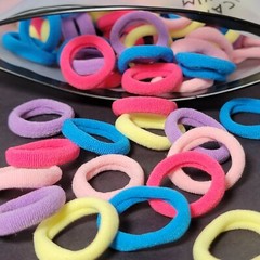 Small Colorful Elastic Hair Scrunchies Approx 100 per bag Free Shipping: )