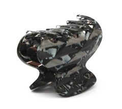 Handmade Belle Le Paris French Hair Claw 3 Inch Gray Patterns Tortoise Shell M37