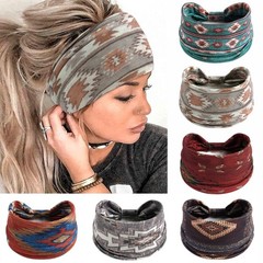 Boho Headbands for Women Fashion Wide Head Bands Floral Print Headwrap Large …