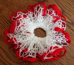 Crocheted Hair Scrunchies Elastic Hair Bands Ponytail/Bun Holders Buyer’s Choice