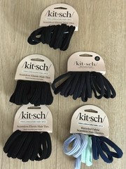 Kitsch Seamless Elastic Nylon All Day Hold Hair Ties 40 Hair Ties – New!