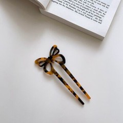 Korean U-shaped Butterfly Hair Stick Simple Temperament Acetate Hairstyle Tools,